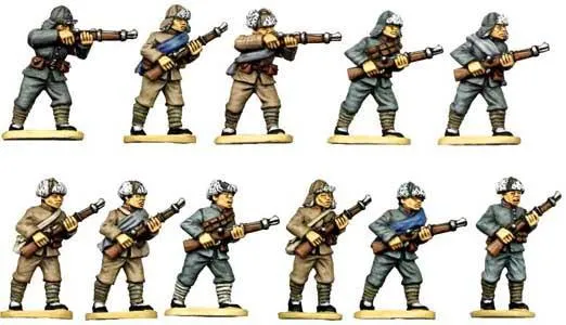 28mm Historical: Chinese Infantry in Fur Caps