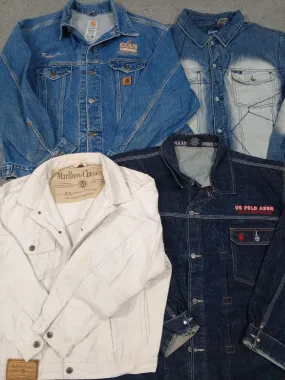 #383 Mix Branded Denim Jackets -15