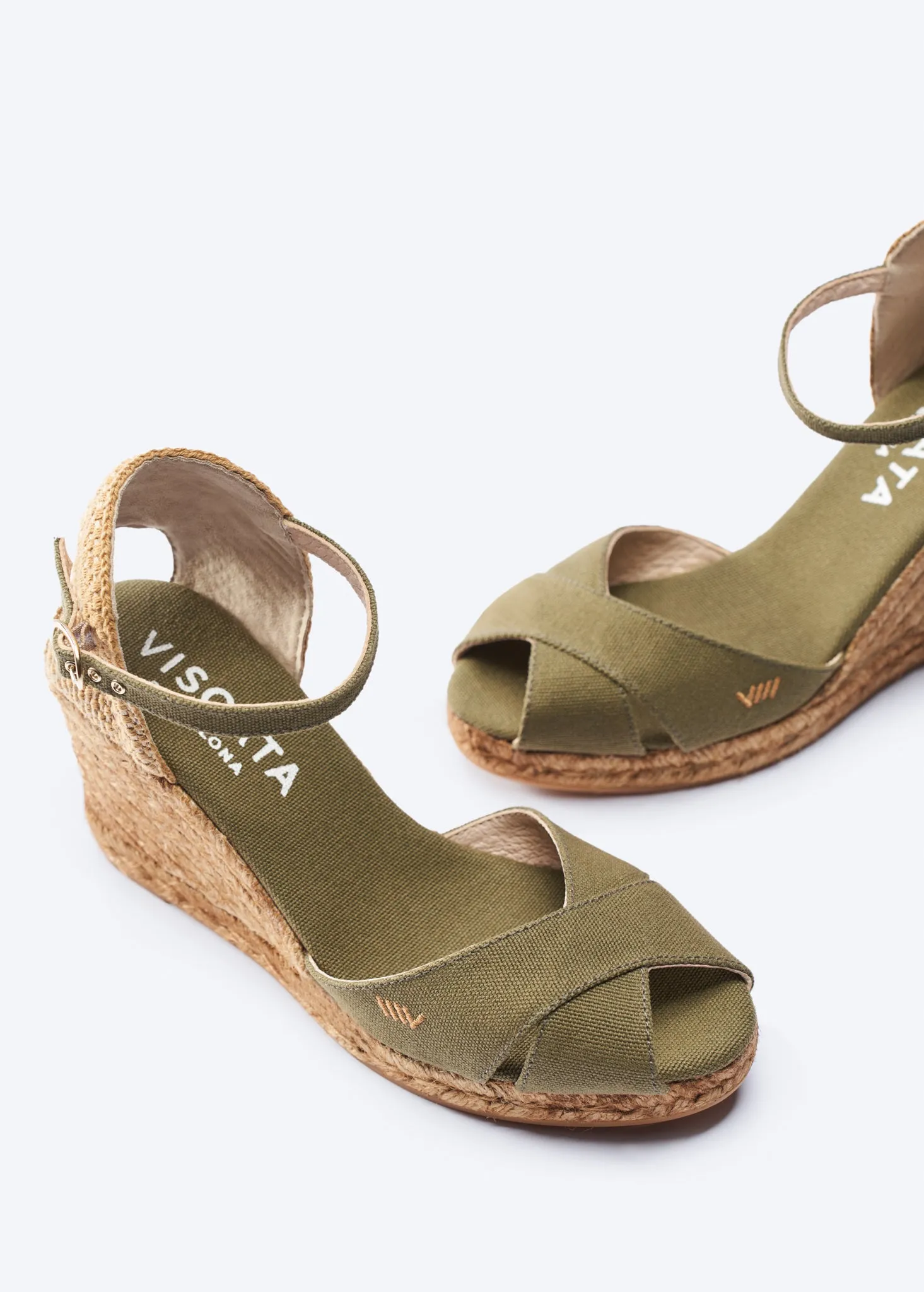 Aiguablava Limited Edition Canvas Espadrille Sandal Wedges