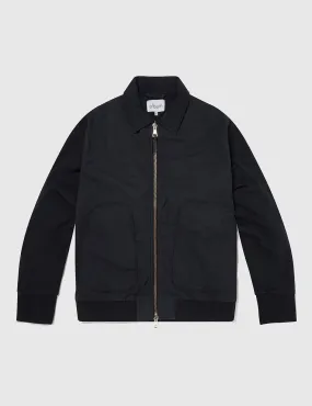 Albam Contrast Bomber Jacket - Dark Navy