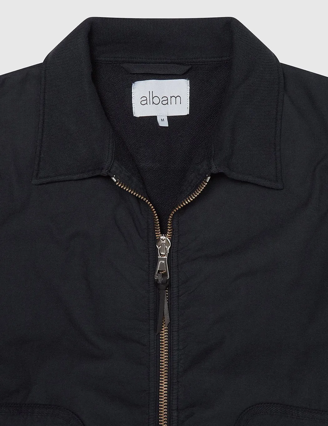 Albam Contrast Bomber Jacket - Dark Navy