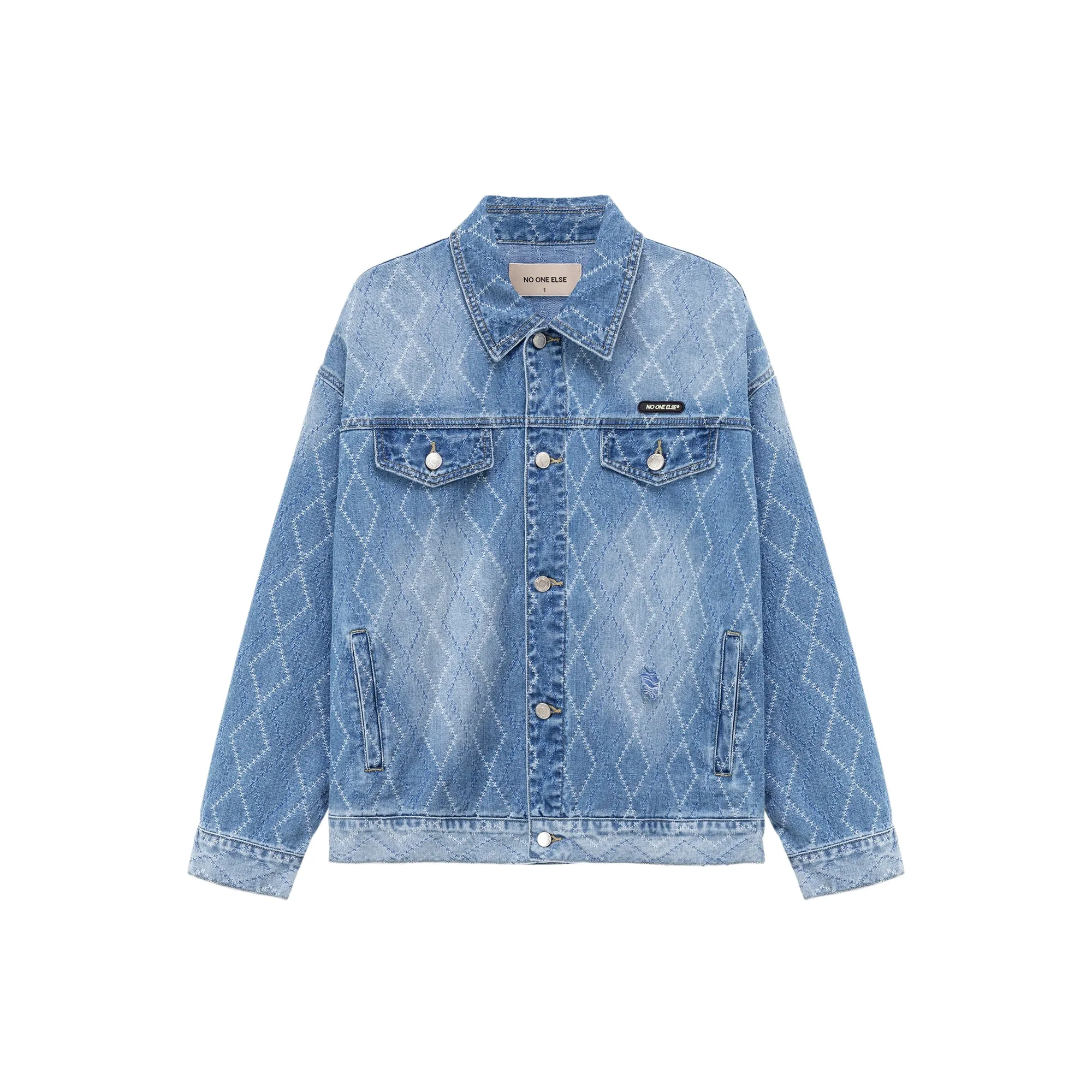 Argyle Denim Jacket