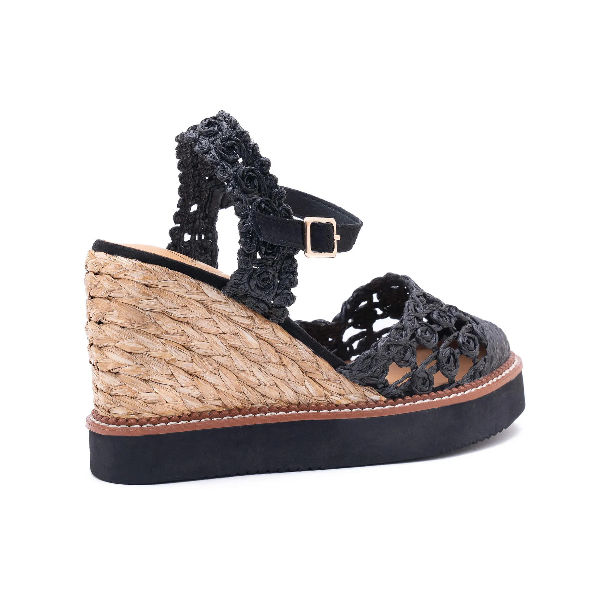 Aria Black Espadrille