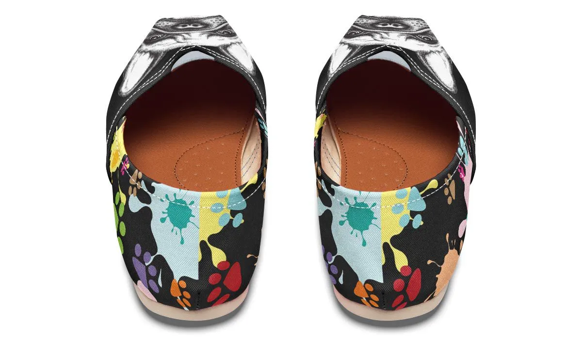 Artsy Frenchie Casual Shoes