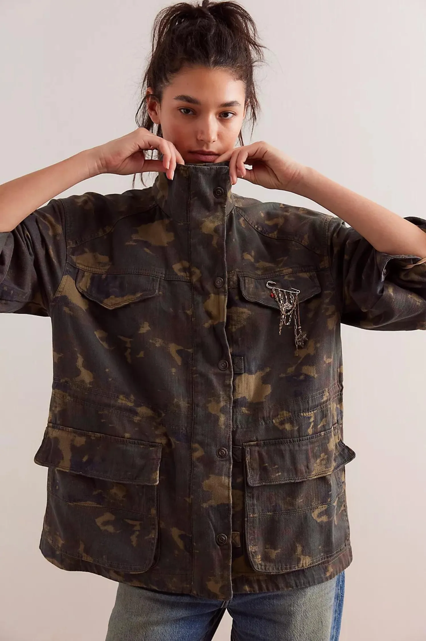 Arya Utility Camo Jacket