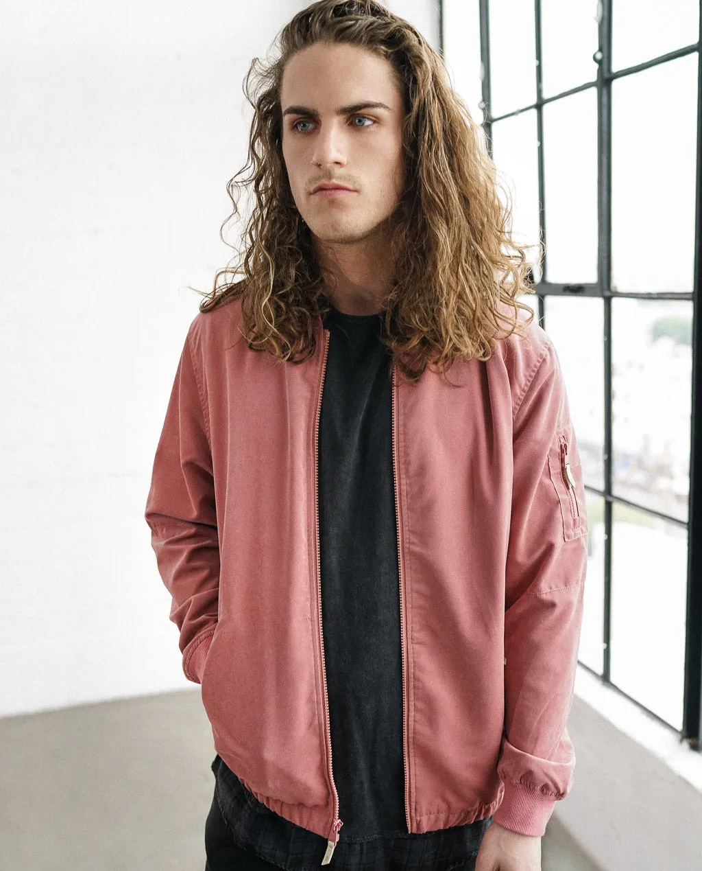 Astrneme Badlands Bomber Jacket Senegal Rose