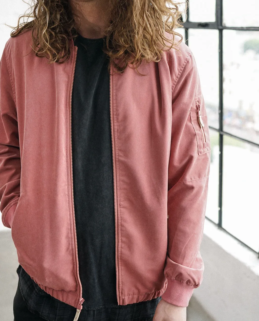 Astrneme Badlands Bomber Jacket Senegal Rose