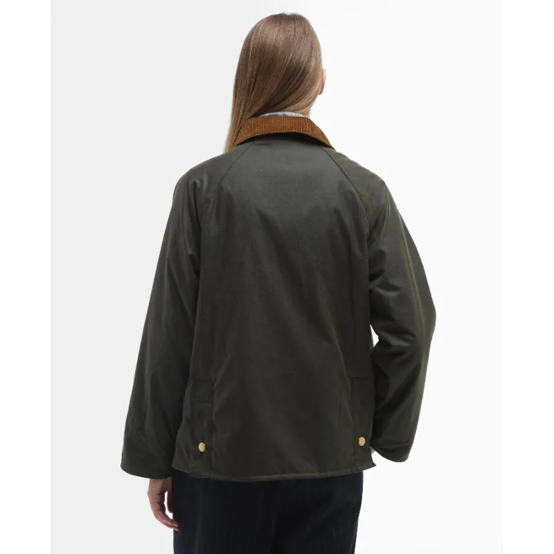 Barbour Ruth Ladies Wax Jacket - Archive Olive/Ancient Tartan