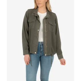 Bri Drawstring Utility Jacket