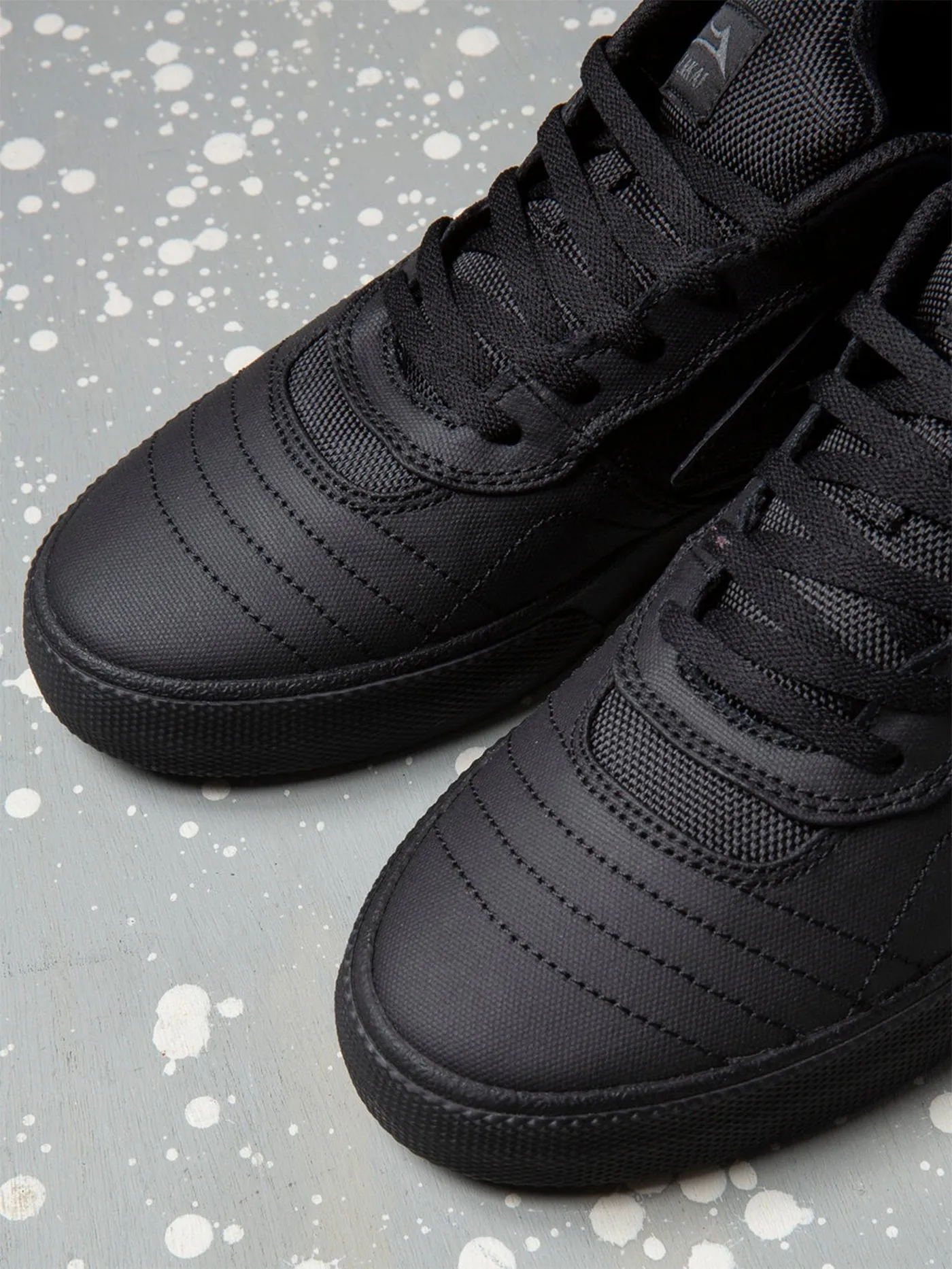 Cambridge Black Canvas Shoes