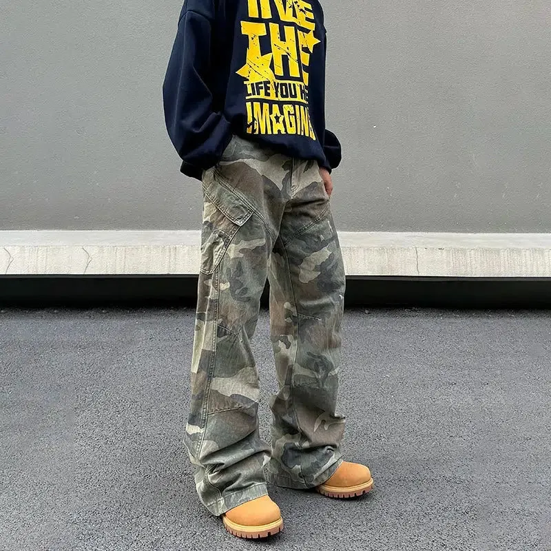 Camouflage Cargo Casual Pants