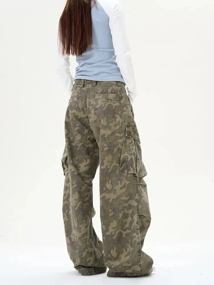 Cargo Camouflage Casual Pants