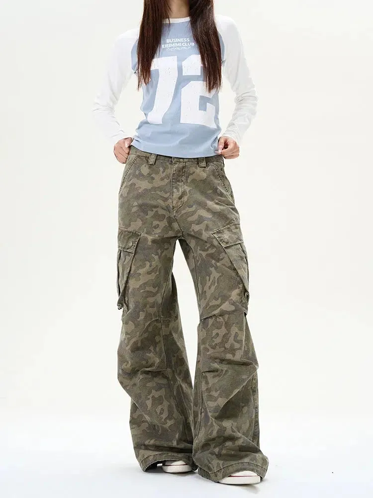 Cargo Camouflage Casual Pants