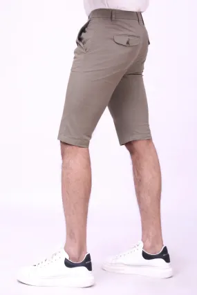 CASUAL CHINO SHORTS OLIVE