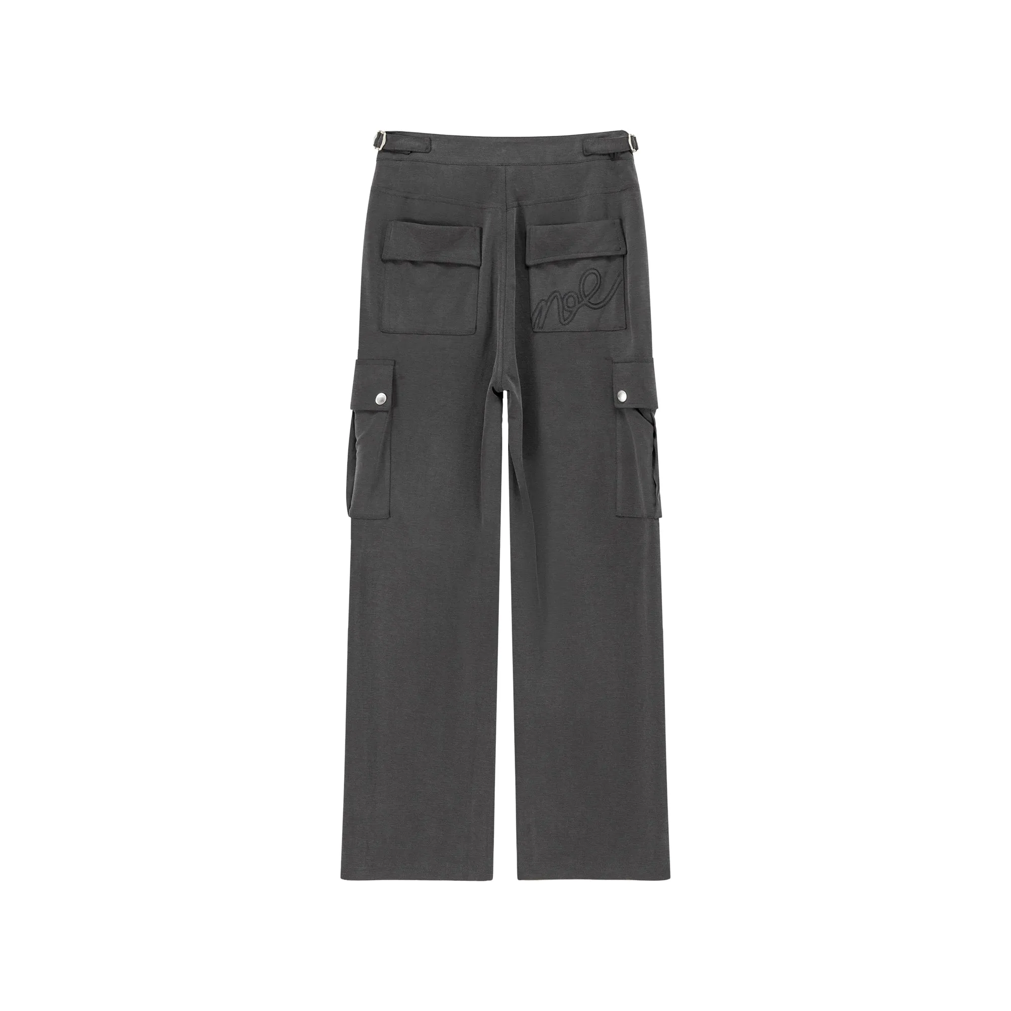 Casual Pockets Wide Cargo Pants