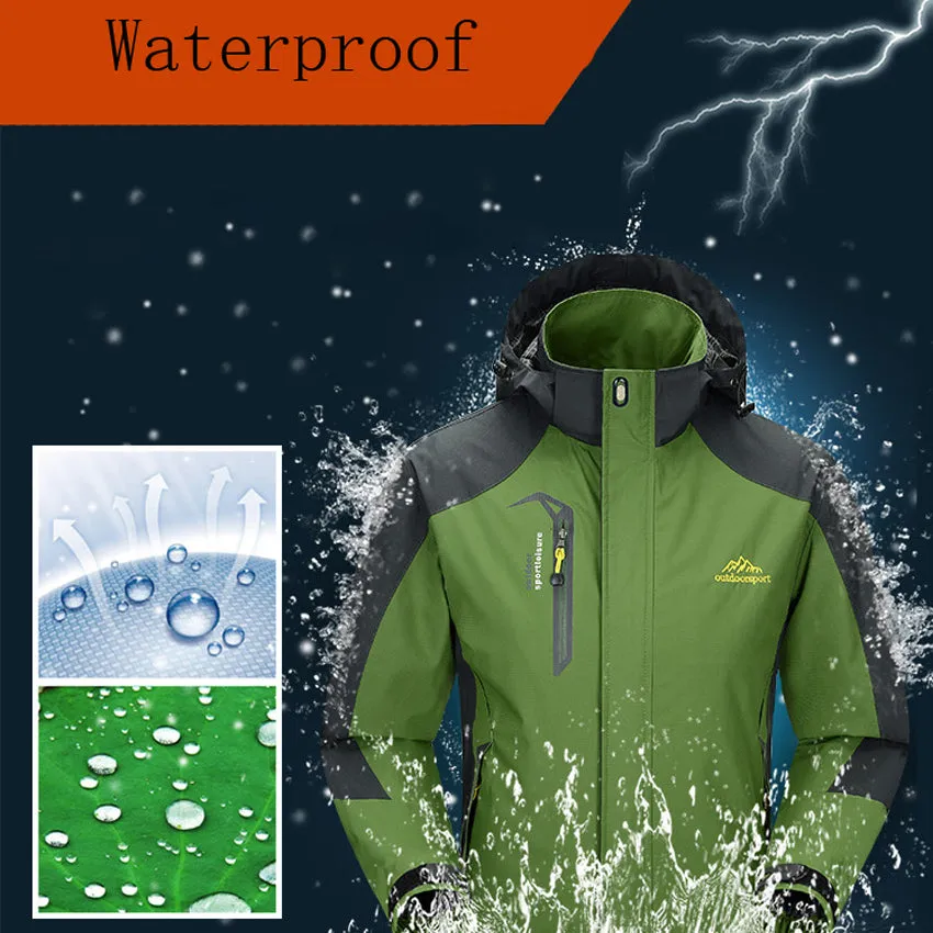 Casual Waterproof Coats With Hood For Men