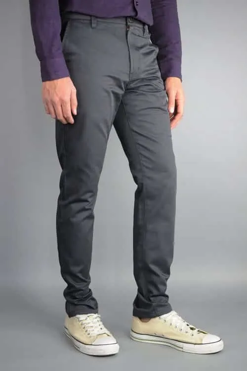 Charcoal Chino Pants by Neo Blue