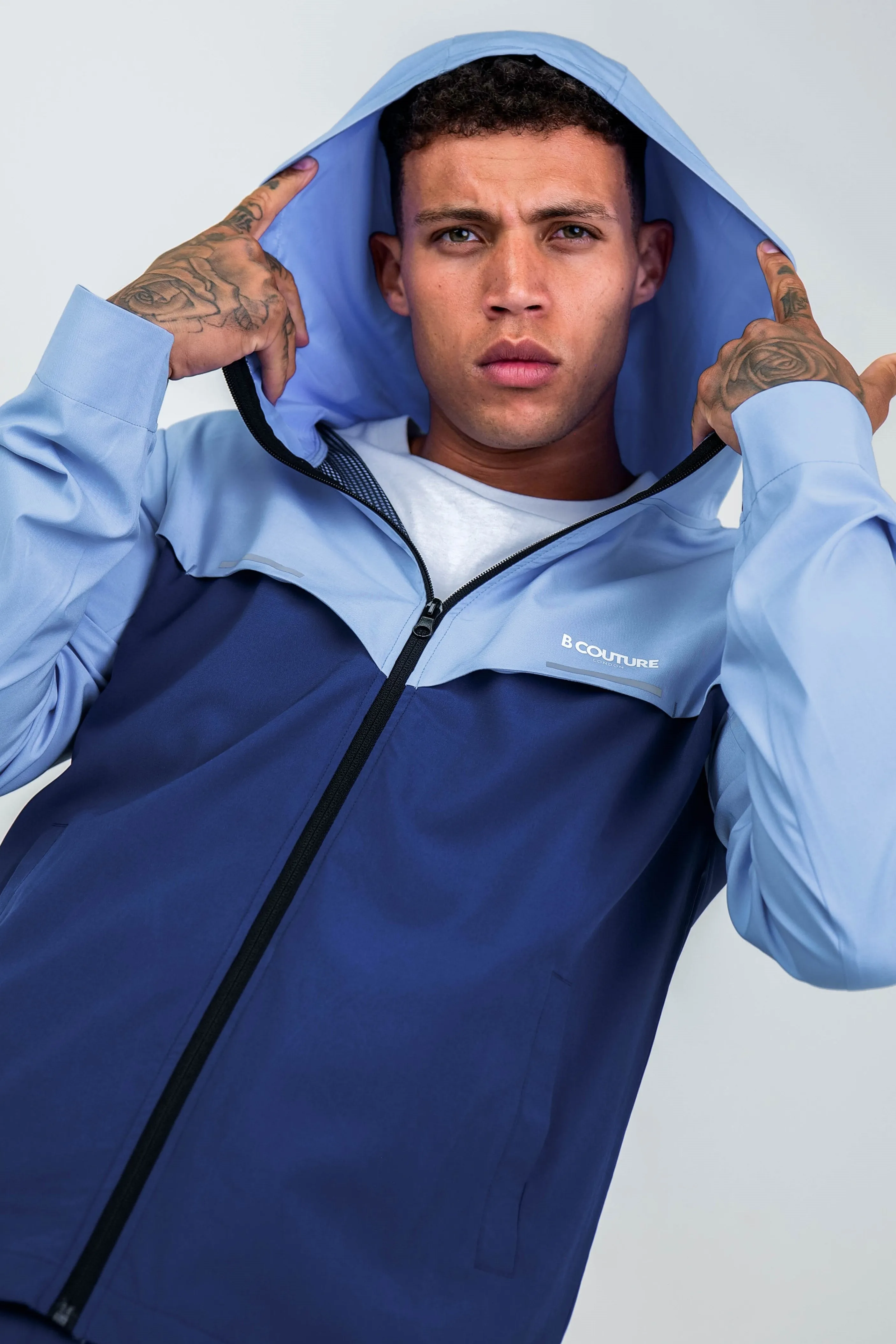 Chepstow Tech Windbreaker Jacket - Blue