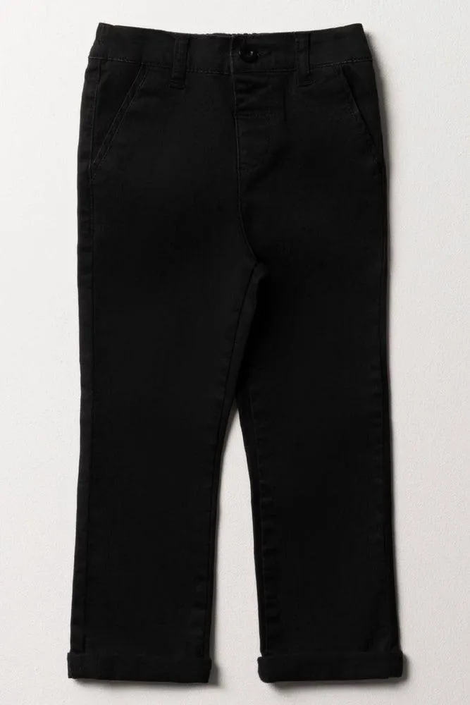 Chino Slim Fit Pants Black