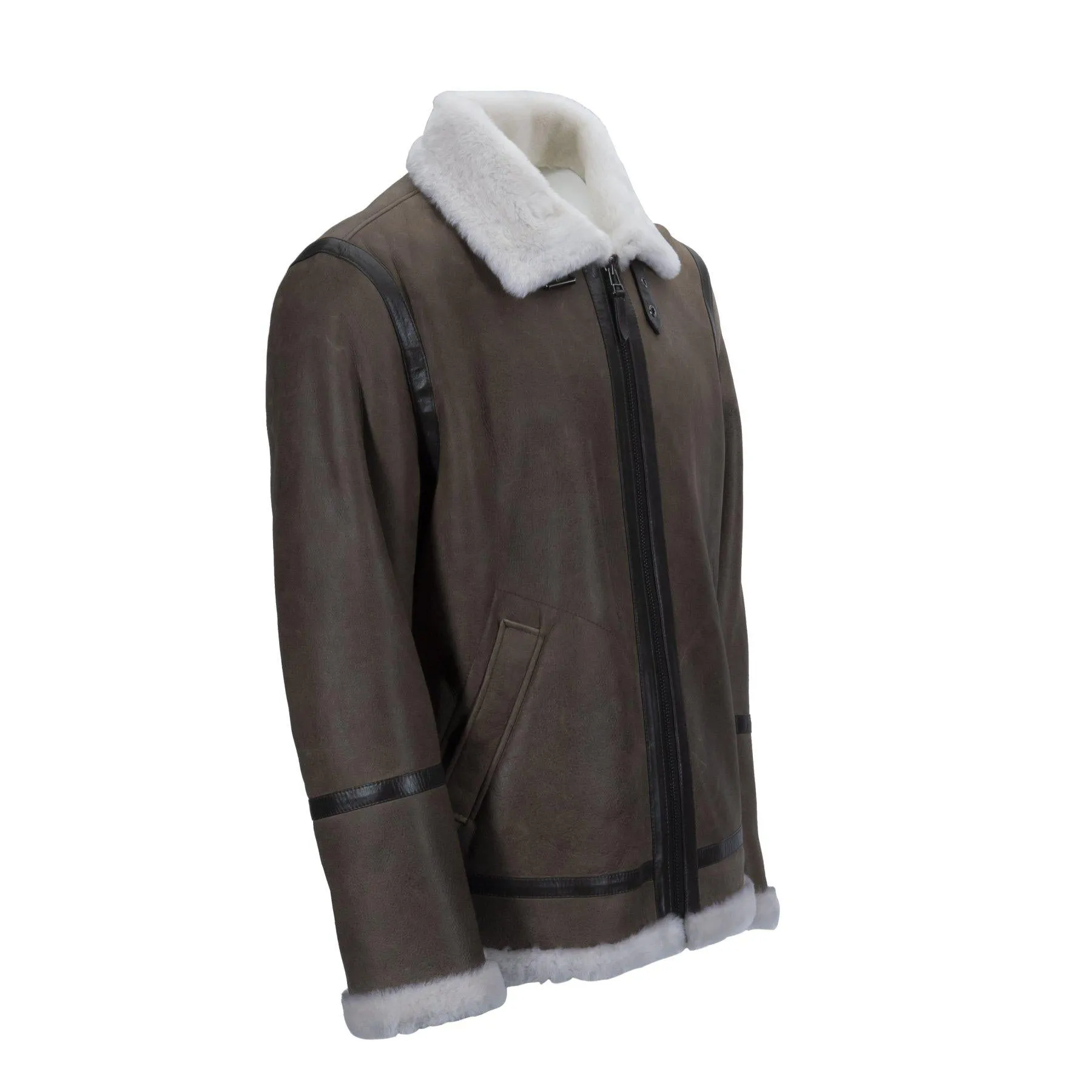 Classic Bomber Jacket - Men's Shearling