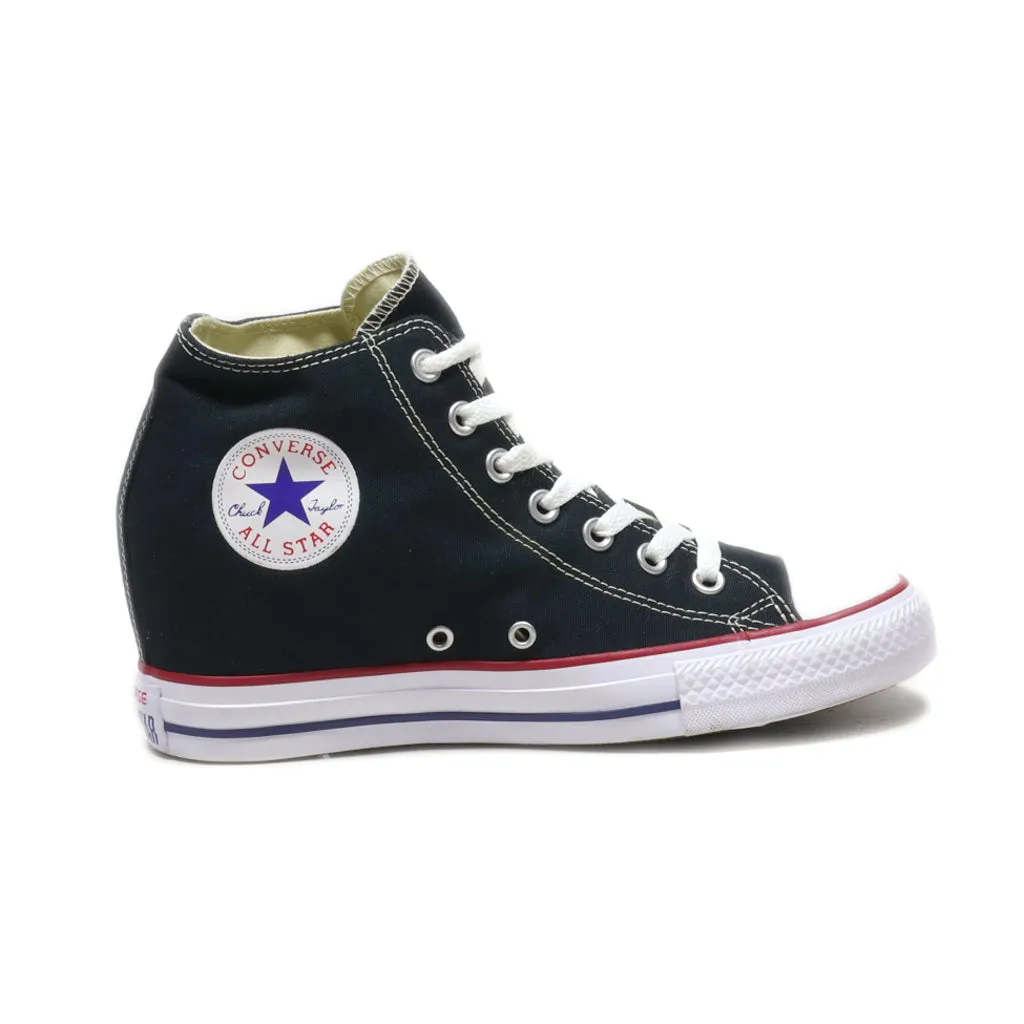 Converse Chuck Taylor All Star Wedge Shoes Canvas Black Colour For Women