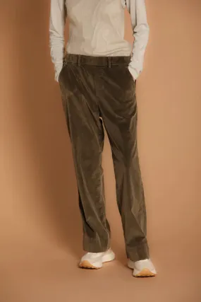 Cozy Straight Chino Corduroy Pants - Green