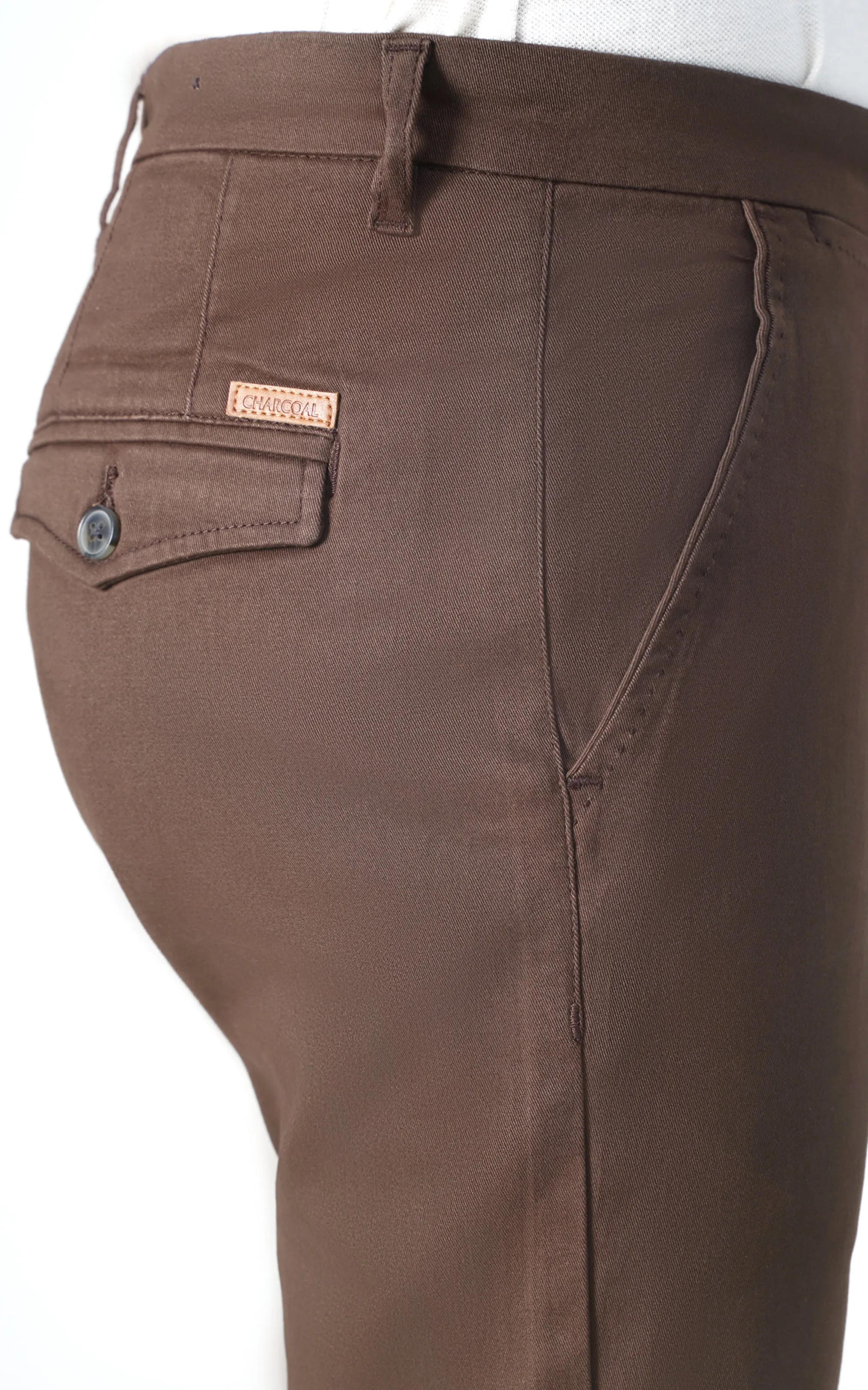 CROSS POCKET CASUAL PANT BROWN