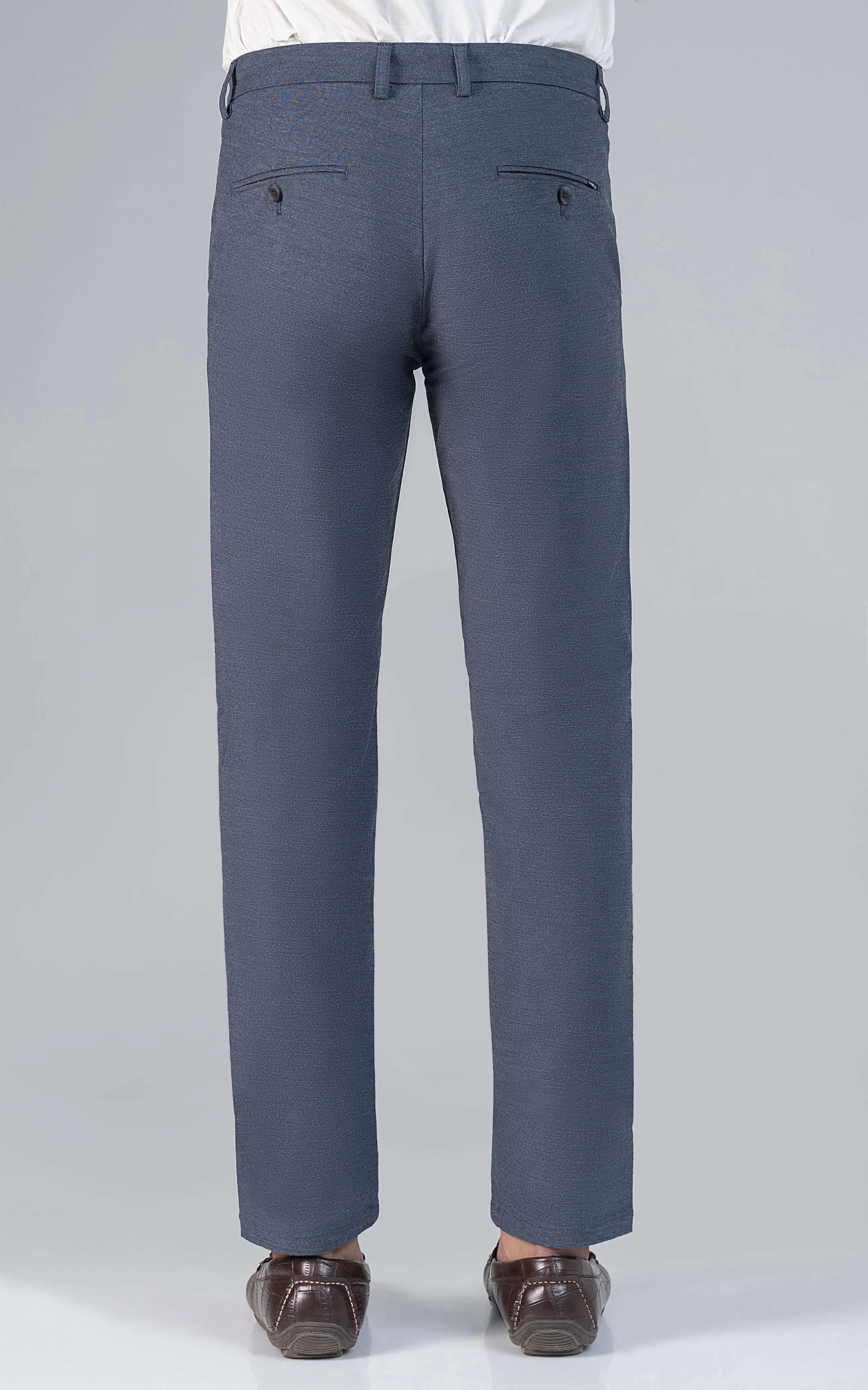 CROSS POCKET MELANGE PANT NAVY