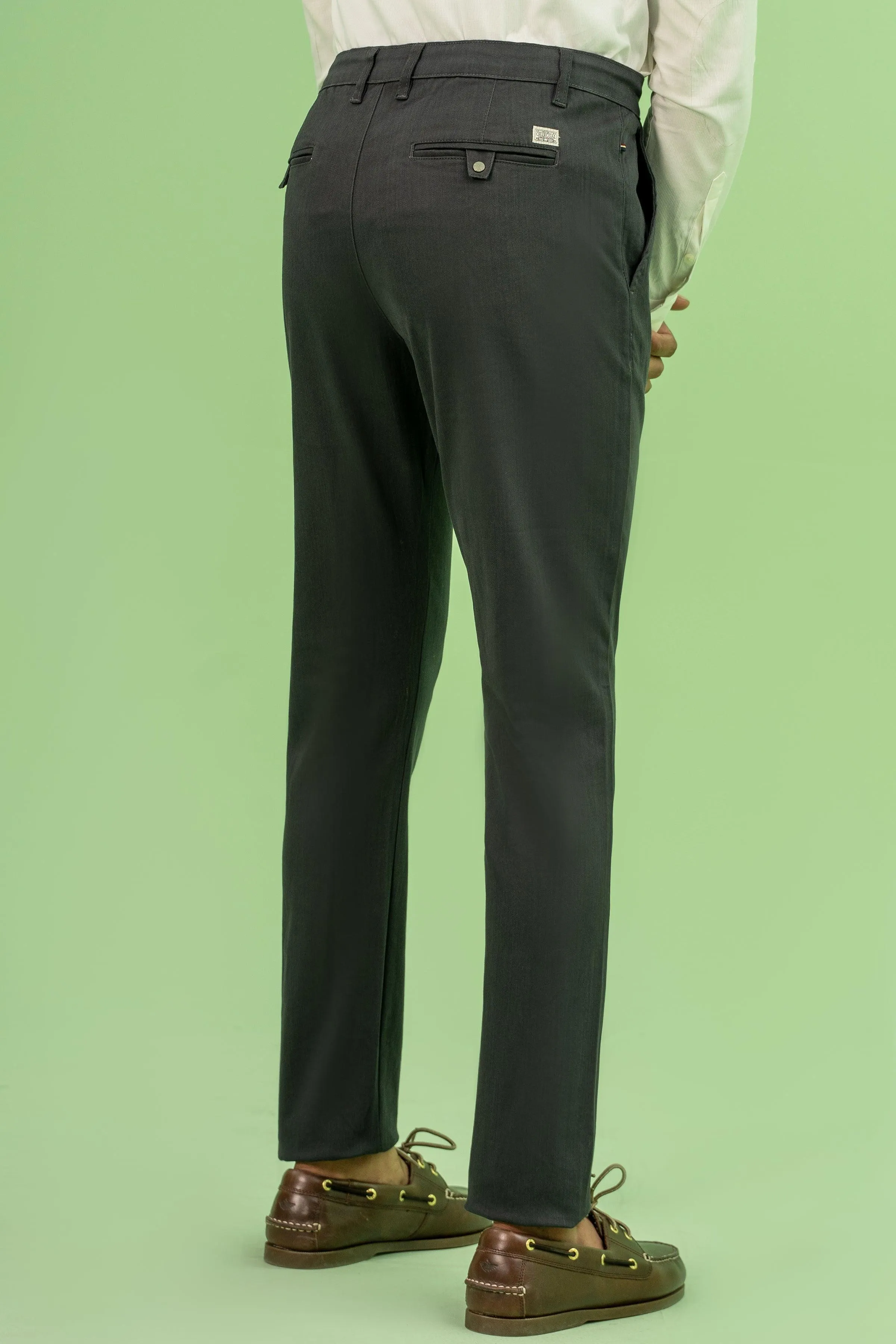 CROSS POCKET TWILL SLIMFIT PANT CHARCOAL