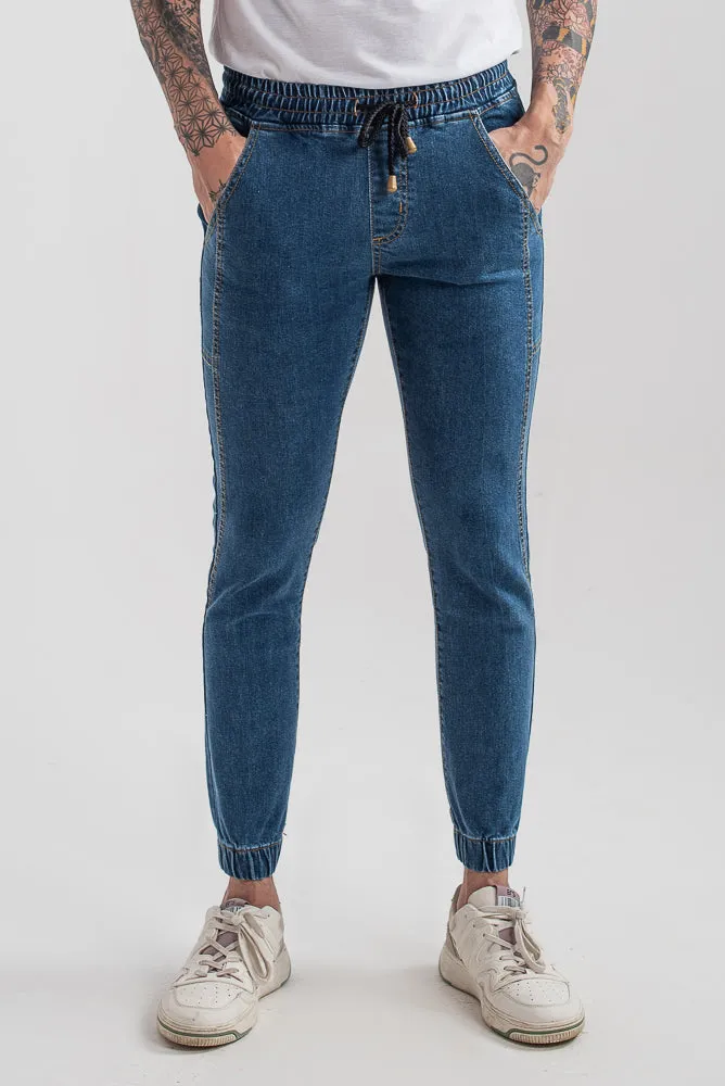 Dark Blue Jog Jeans