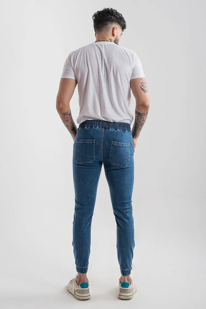 Dark Blue Jog Jeans