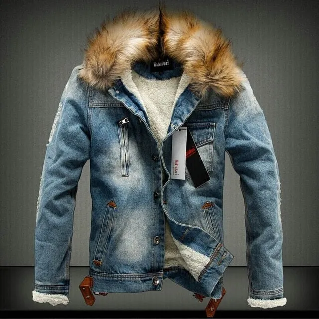 Denim Influx Casual Jacket For Men