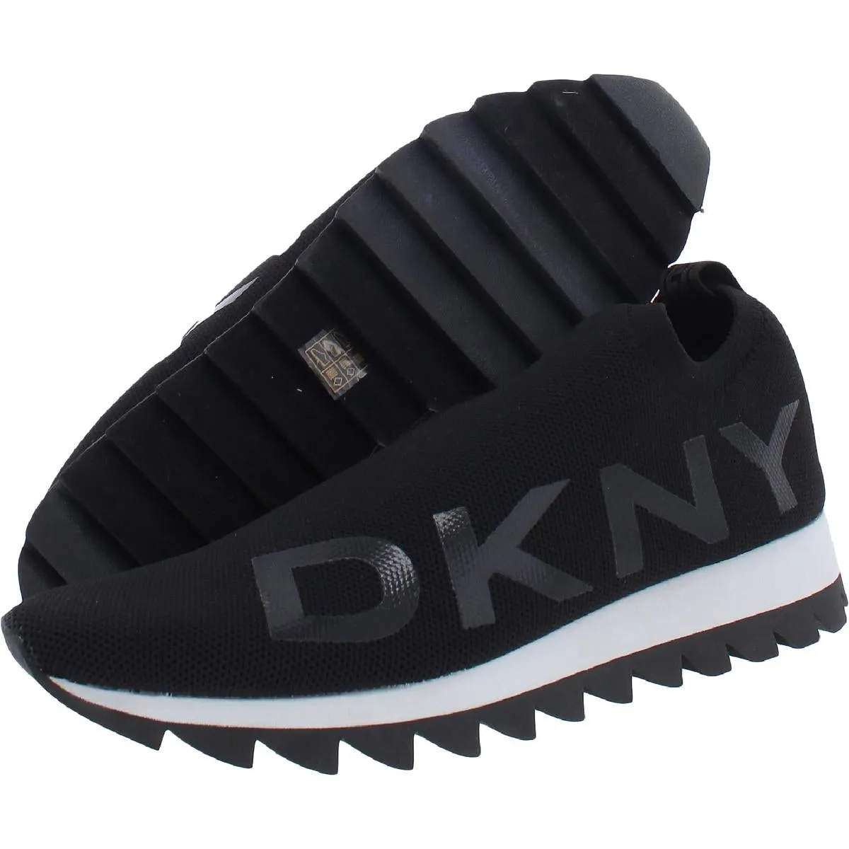 DKNY Womens Azer Slip On Running Sock Sneakers