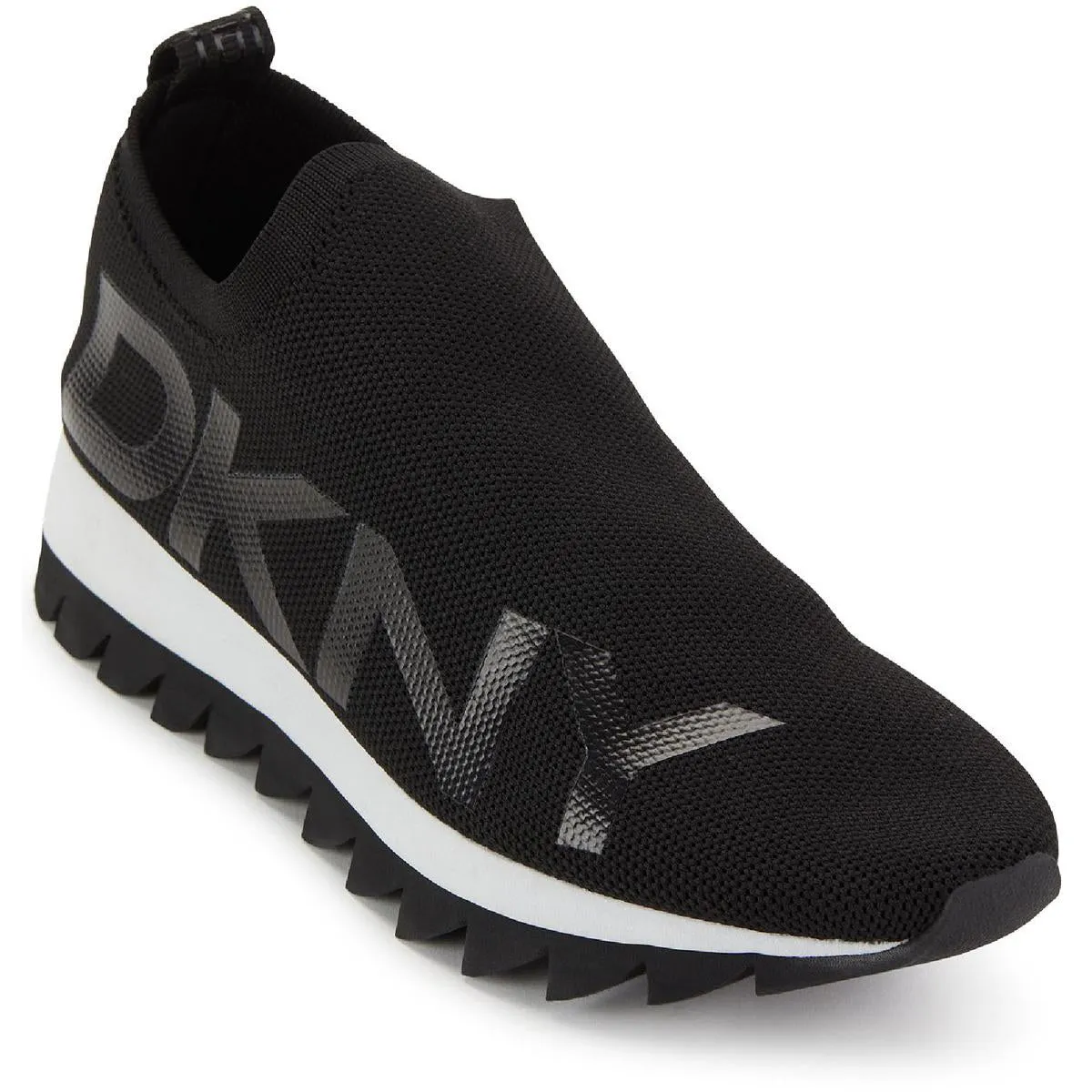 DKNY Womens Azer Slip On Running Sock Sneakers