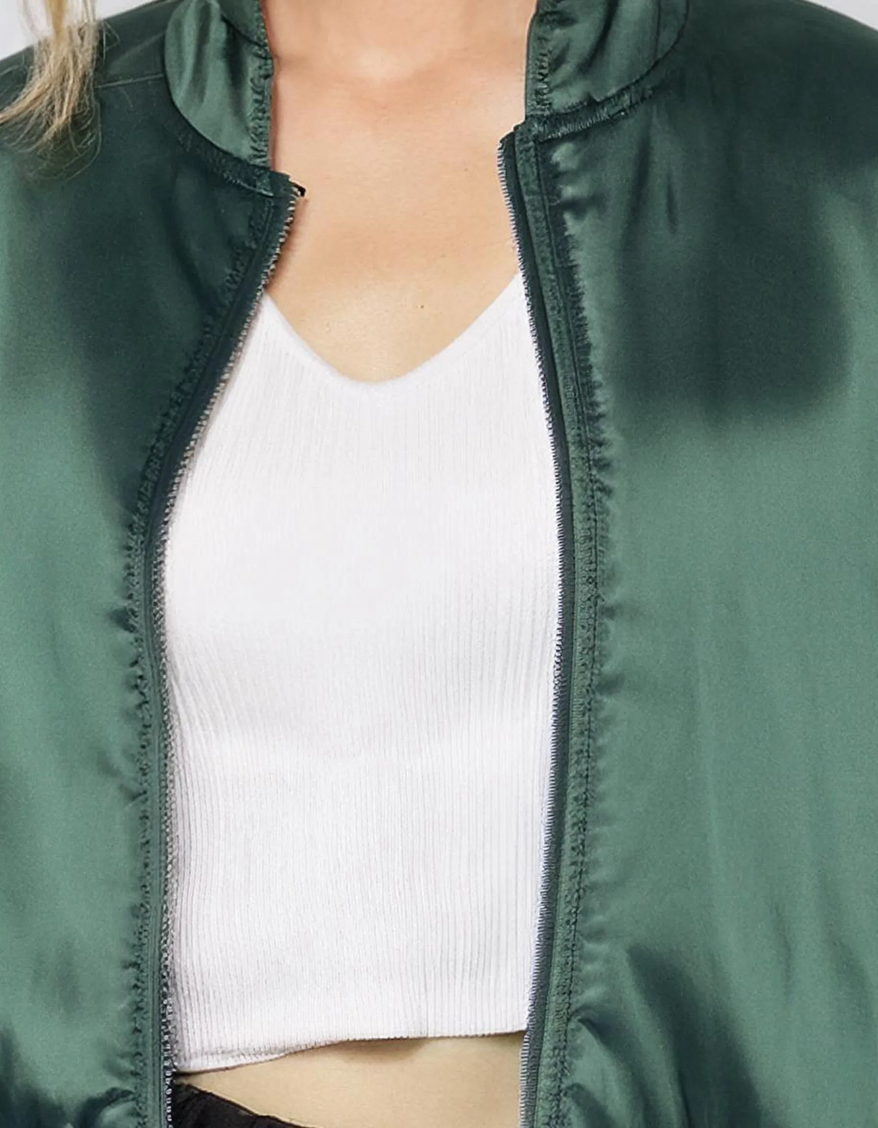 Forest Green Bomber Jacket