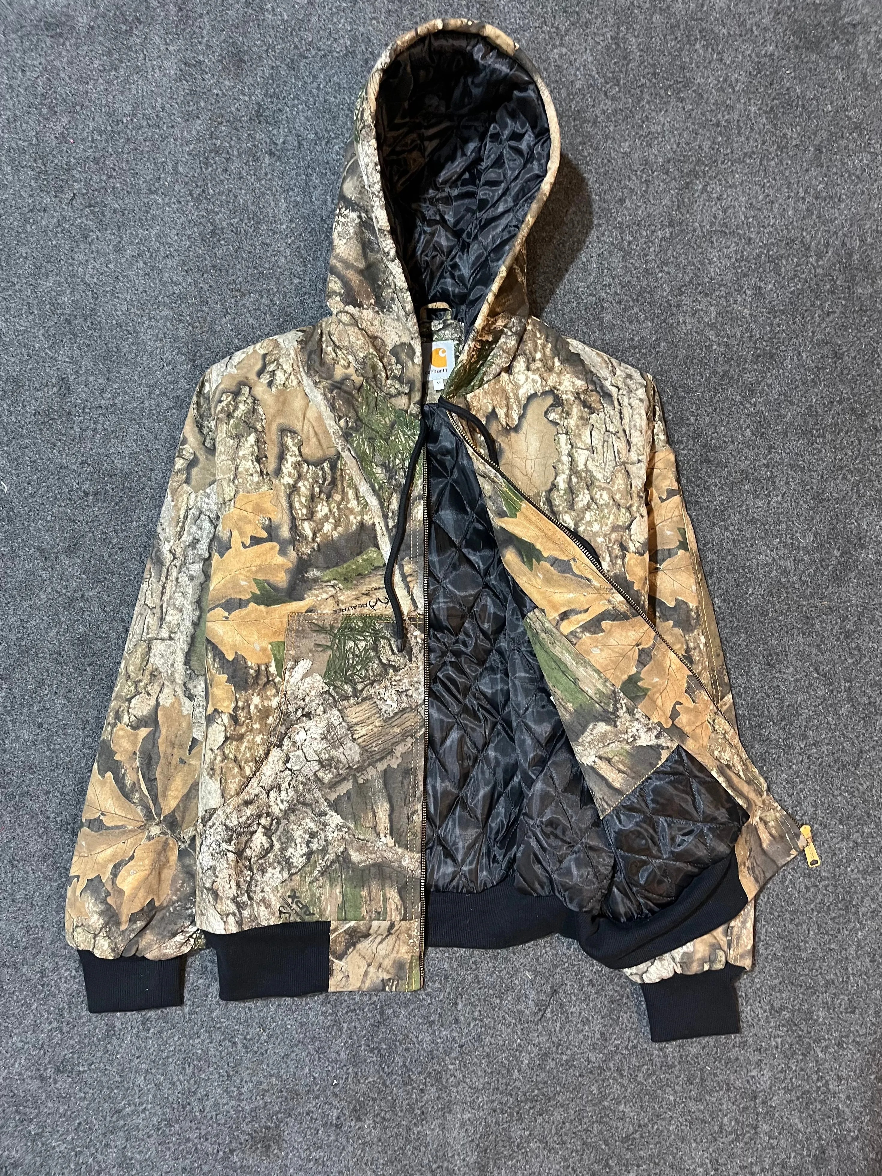 FRIDAY SALE! Vintage Carhartt Rework Style Realtree Camouflaged Hooded Jacket - MOQ 50 pcs