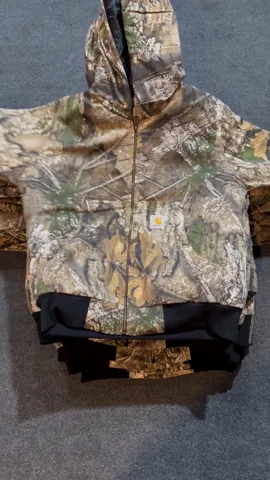 FRIDAY SALE! Vintage Carhartt Rework Style Realtree Camouflaged Hooded Jacket - MOQ 50 pcs