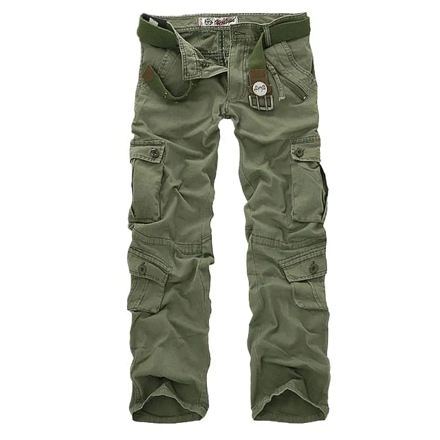 High Quality Men'S Pants Casual Multi Pocket Military Trousers For Men