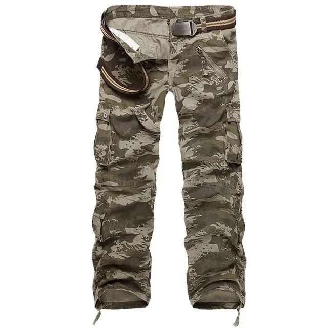 High Quality Men'S Pants Casual Multi Pocket Military Trousers For Men