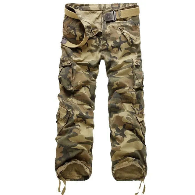 High Quality Men'S Pants Casual Multi Pocket Military Trousers For Men