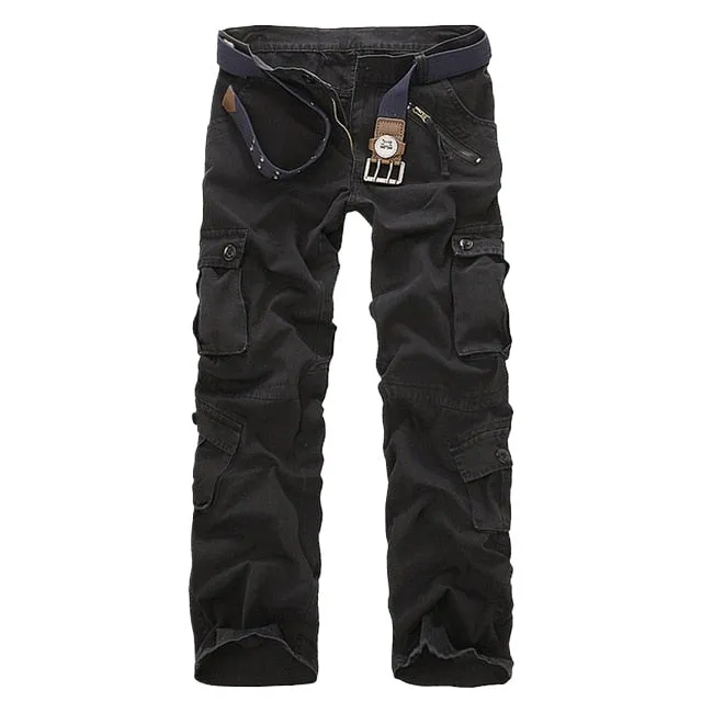 High Quality Men'S Pants Casual Multi Pocket Military Trousers For Men