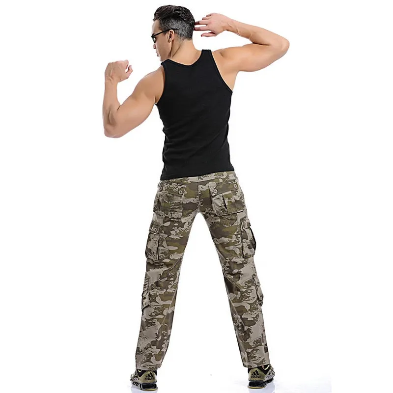 High Quality Men'S Pants Casual Multi Pocket Military Trousers For Men