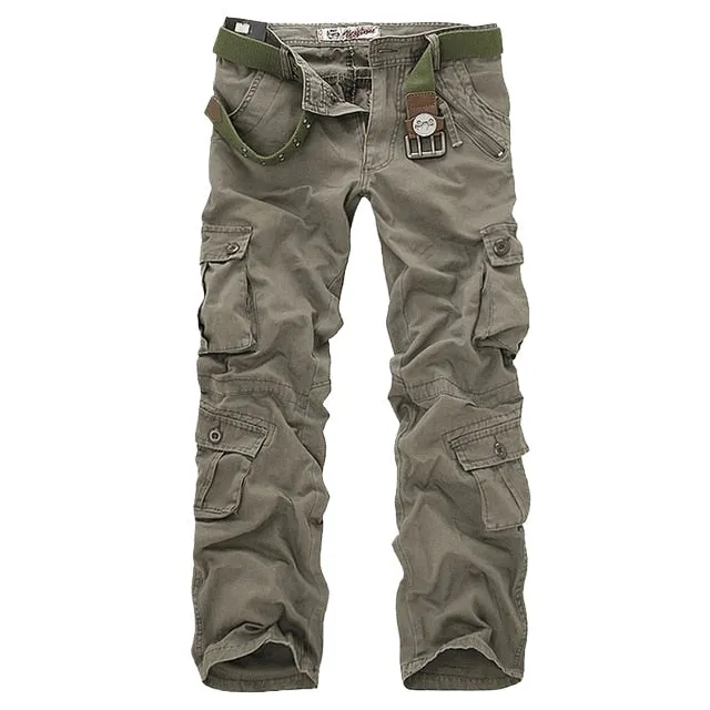 High Quality Men'S Pants Casual Multi Pocket Military Trousers For Men