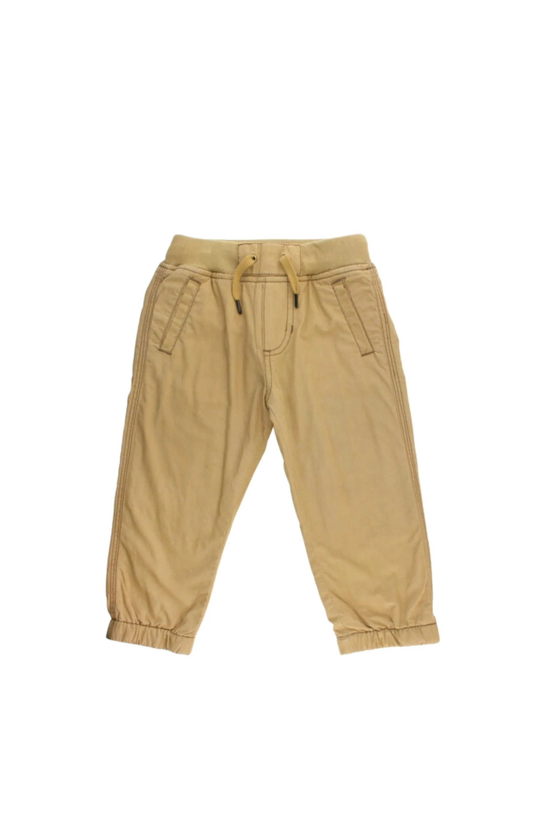 Khaki Chino Jogger Pants