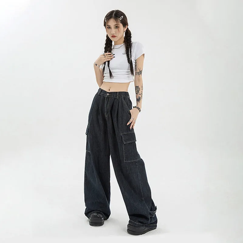 Low Waist Casual Baggy Cargo Pants