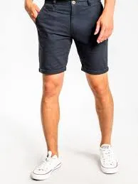 Malabar Chino Short in Navy or Stone or Army