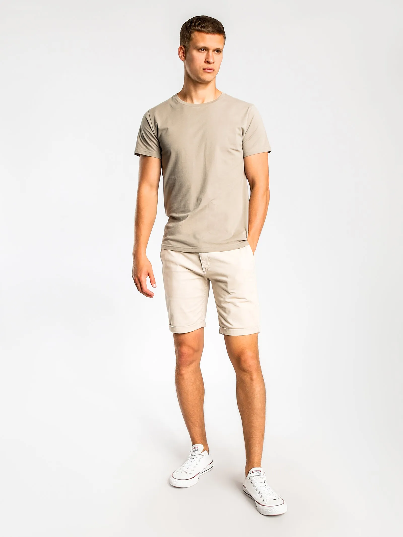 Malabar Chino Short in Navy or Stone or Army