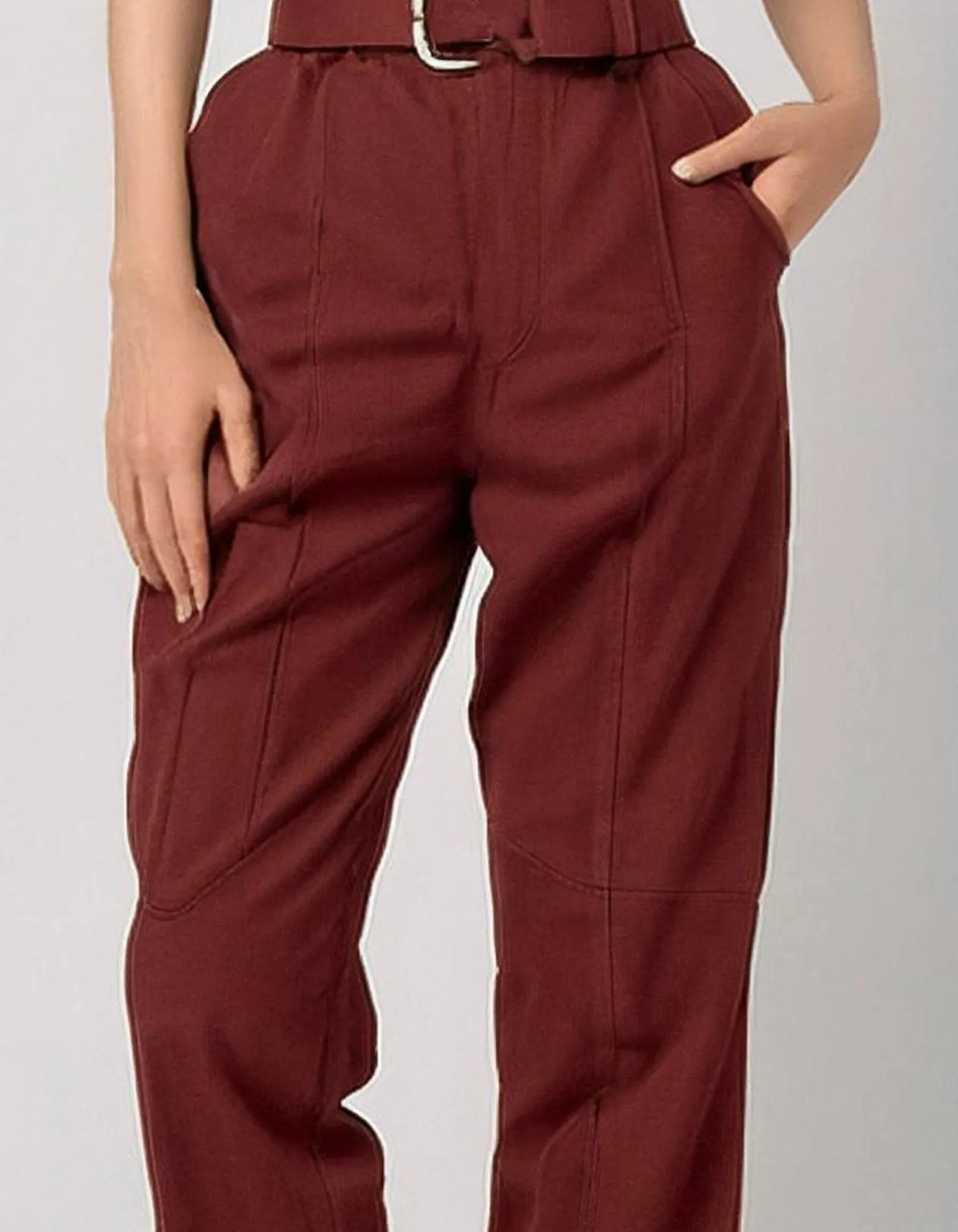 Maroon Cargo Pants