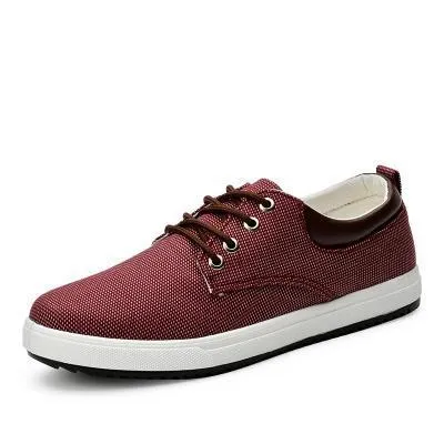 Mens Breathable Casual Lace Up Sneakers