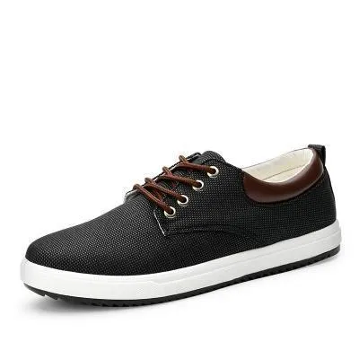 Mens Breathable Casual Lace Up Sneakers